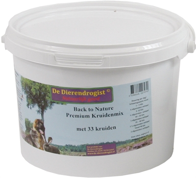 Dierendrogist back to nature premium kruidenmix met 33 kruiden (900 GR)