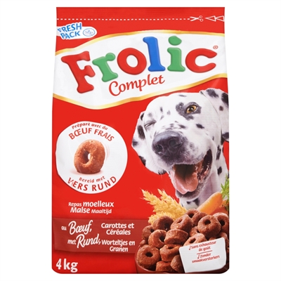 Frolic met rundvlees (3X4 KG)