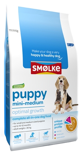 Smolke puppy mini/medium brokken (3 KG)