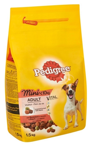 Pedigree adult mini rund (1,4 KG)