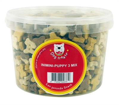 Dog treatz inimini puppy 3 mix (1600 GR 3 LTR)