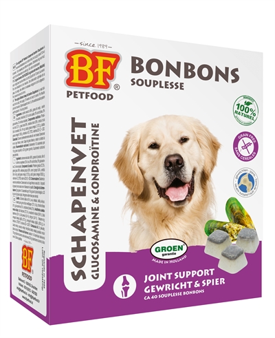 Biofood schapenvet maxi bonbons souplesse (40 ST)