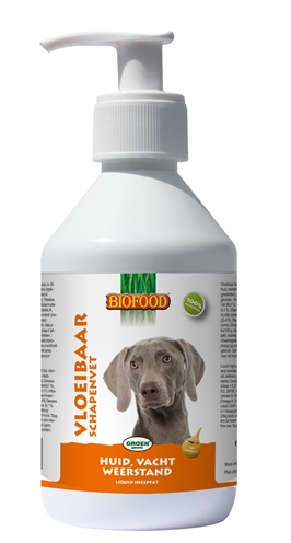 Biofood vloeibaar schapenvet met zalmolie (250 ML)