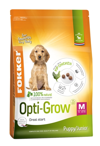 Fokker opti-grow puppy / junior medium (13 KG)