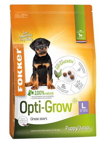 Fokker opti-grow puppy / junior large (2,5 KG)