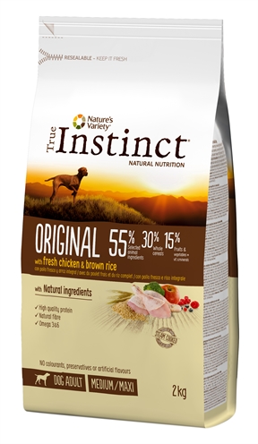 True instinct original medium adult chicken (2 KG)