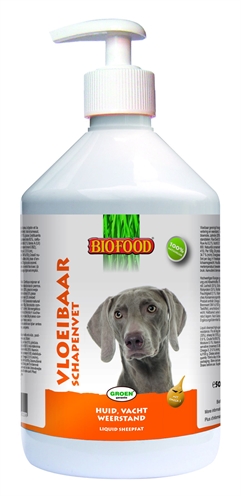 Biofood vloeibaar schapenvet met zalmolie (500 ML)