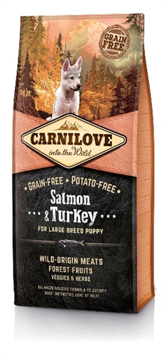 Carnilove salmon / turkey puppies large breed (1,5 KG)