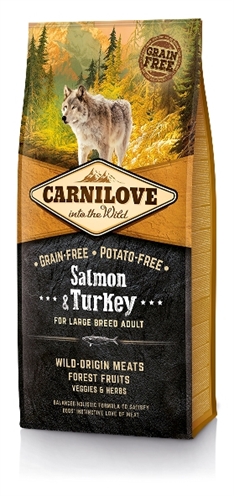 Carnilove salmon / turkey adult large breed (12 KG)