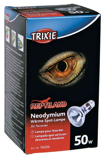 Trixie reptiland warmtelamp neodymium (50 WATT 6,3X6,3X10 CM)