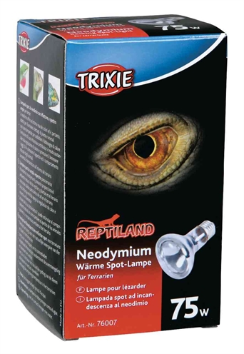 Trixie reptiland warmtelamp neodymium (75 WATT 6,3X6,3X10 CM)