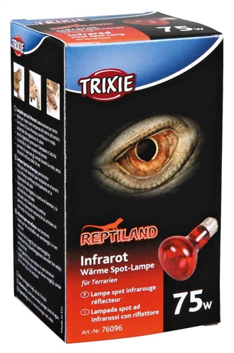 Trixie reptiland warmtelamp infrarood (75 WATT 6,3X6,3X10 CM)