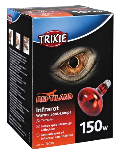 Trixie reptiland warmtelamp infrarood (150 WATT 9,5X9,5X13 CM)