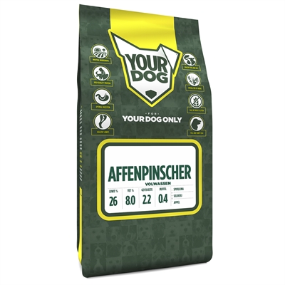 Yourdog affenpinscher volwassen (3 KG)