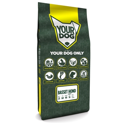 Yourdog basset hond senior (12 KG)