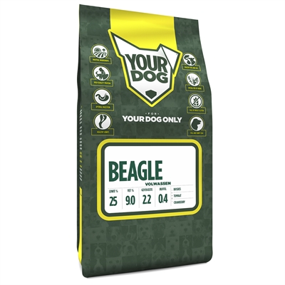 Yourdog beagle volwassen (3 KG)