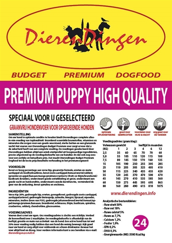 Budget premium puppy high quality (7 KG)