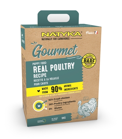 Natyka gourmet puppy poultry (9 KG)