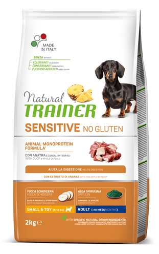 Natural trainer dog adult mini sensitive duck (2 KG)