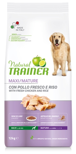 Natural trainer dog senior maxi chicken (12 KG)