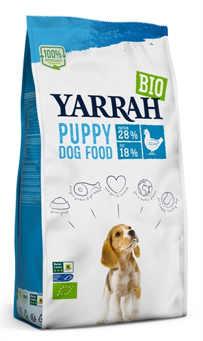 Yarrah dog biologische brokken puppy kip (2 KG)