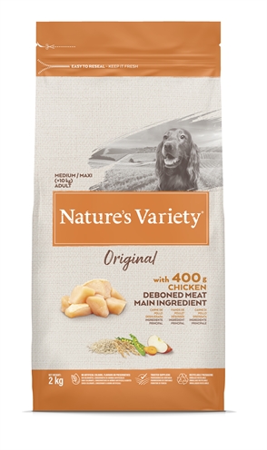 Natures variety original adult medium / maxi chicken (2 KG)