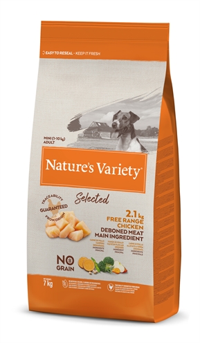 Natures variety selected adult mini free range chicken (7 KG)