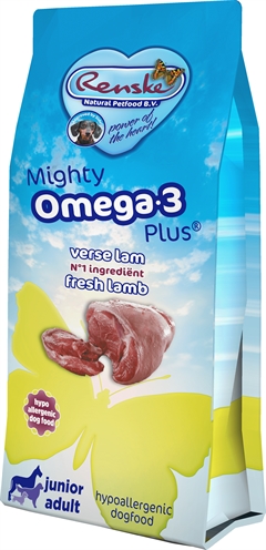 Renske hond mighty omega plus lam (3 KG)