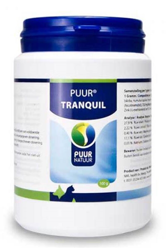 Puur natuur tranquil (rust) hond en kat (100 GR)