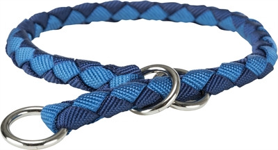 Trixie halsband hond cavo half-slip indigo / royal blauw (25-31X1,2 CM)