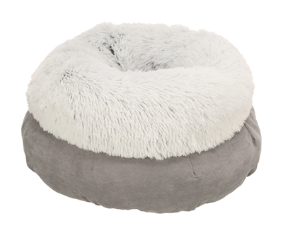 Trixie hondenmand harvey rond grijs / wit-zwart (45X45X16 CM)