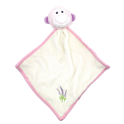 Happy pet lavendel knuffeldeken aap (46X36X3 CM)