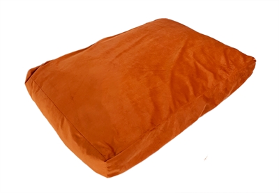 Woefwoef hondenkussen lounge velvet oranje (100X68 CM)